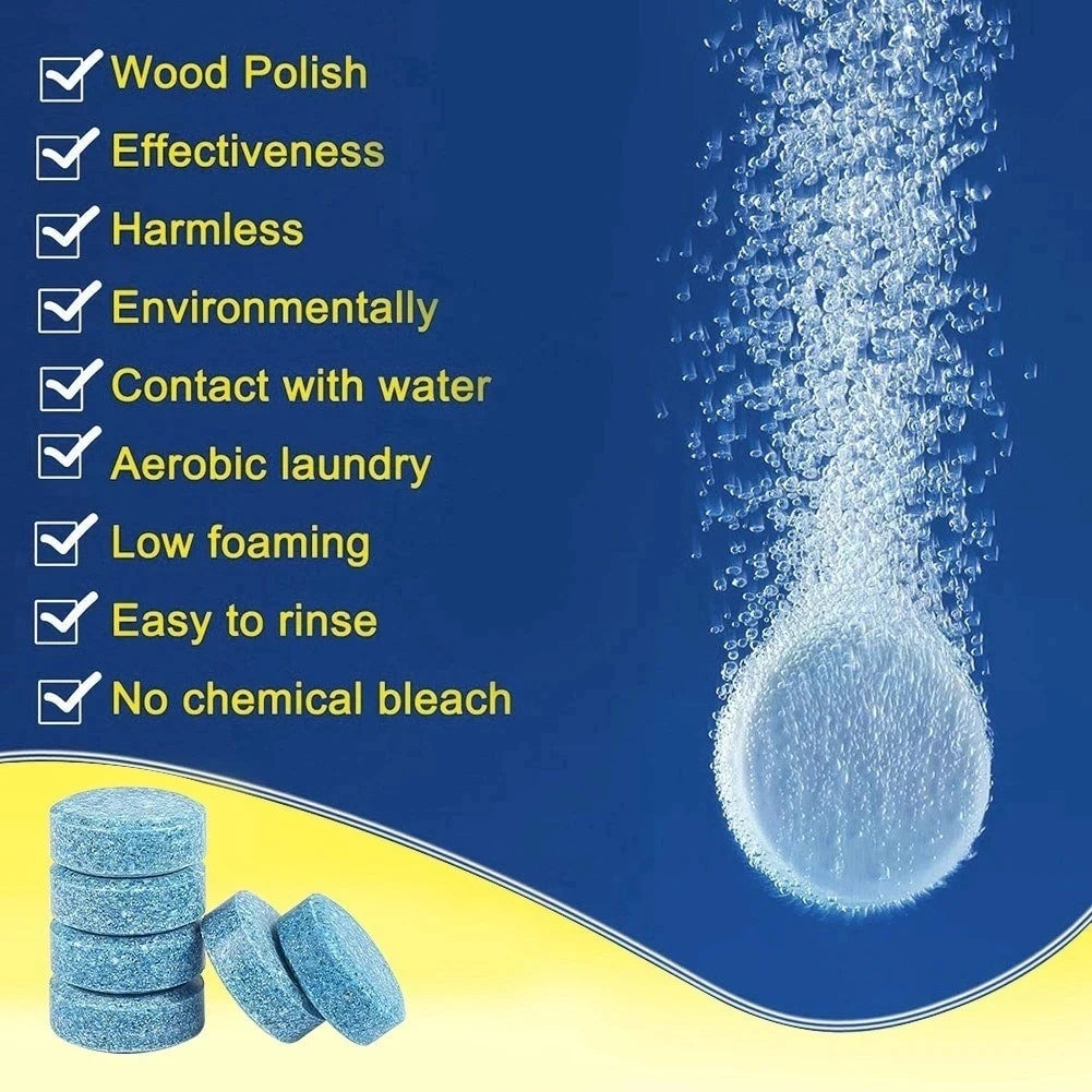 Auto Wiper Glass Solid Cleaning Concentrated Tablets Detergent