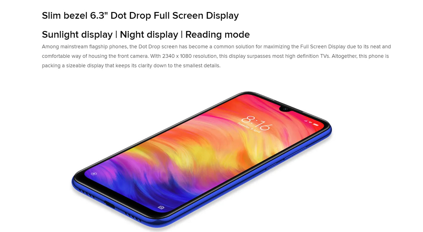 Xiaomi Redmi Note 7 PRO Original Smartphone