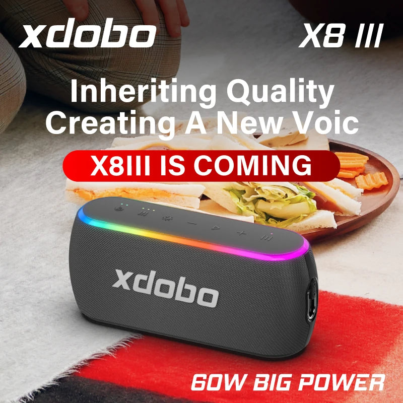 60W XDOBO X8 III Bluetooth Speaker