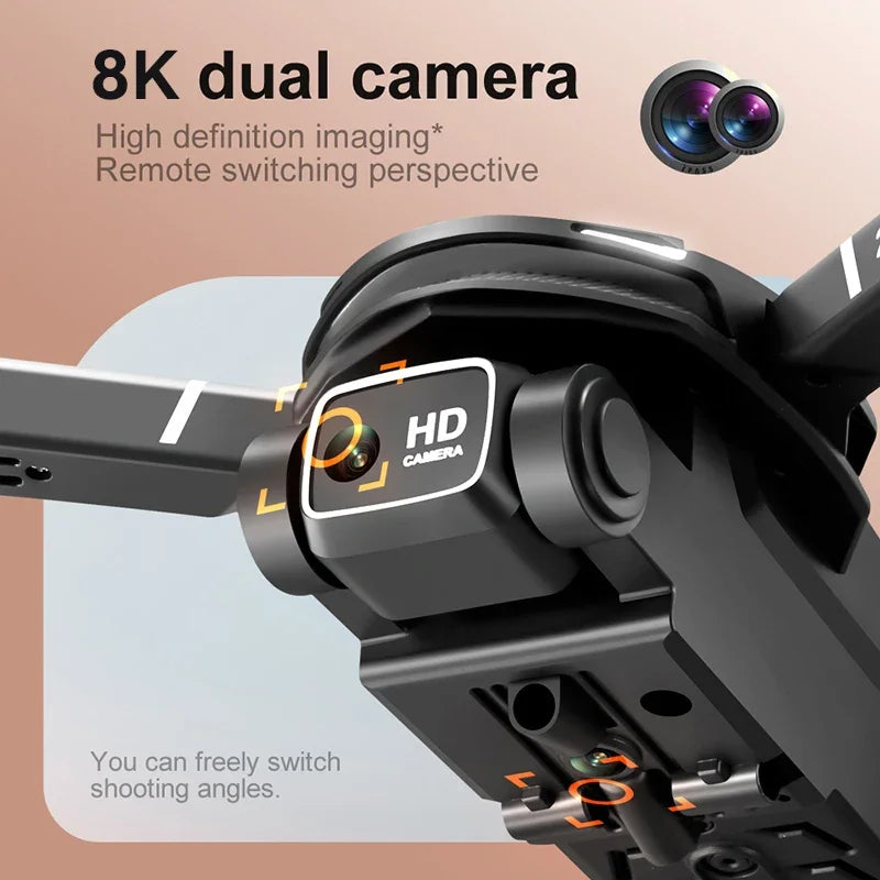 8K Professional HD Aerial Dual-Camera