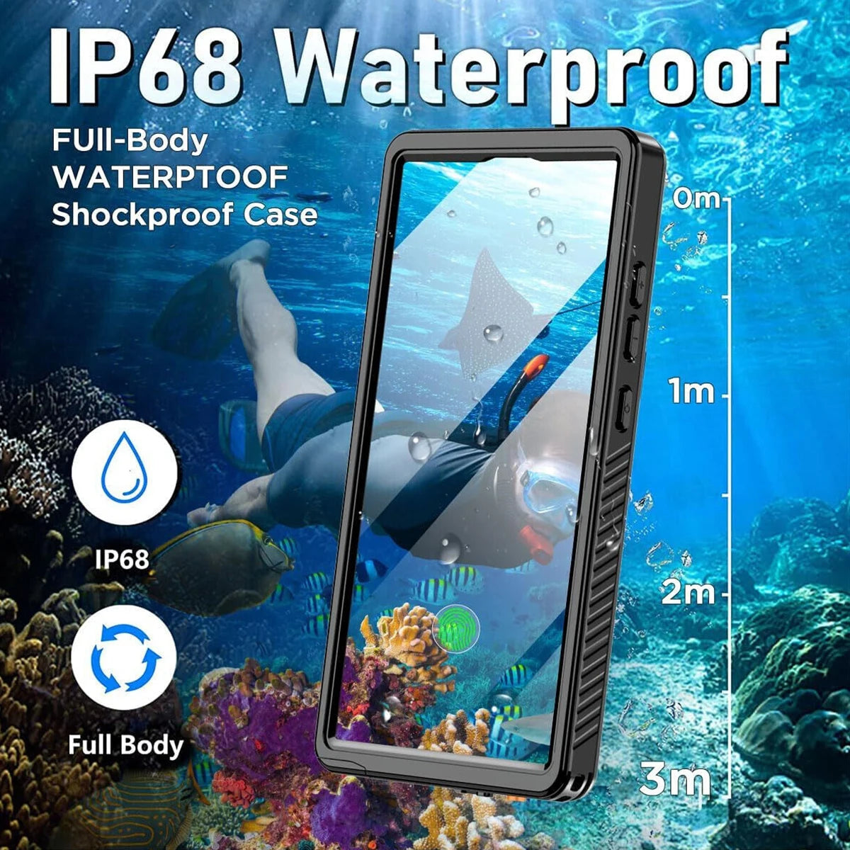 New IP68 Shellbox Waterproof Case