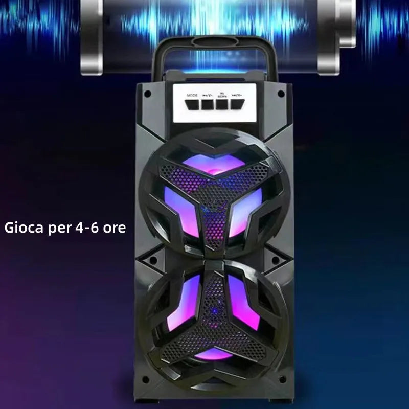 10W Karaoke Outdoor Portable Sound Box Speaker