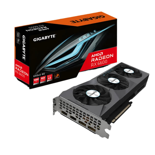 New GIGABYTE-AMD RX6600 EAGLE 8G Three fan graphics card