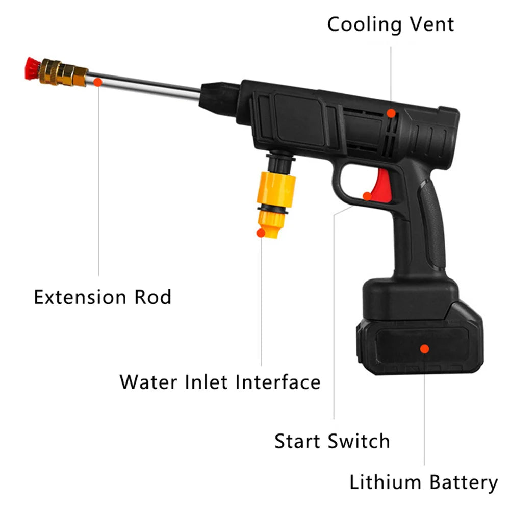 Wireless High Pressure Car Washing Gun