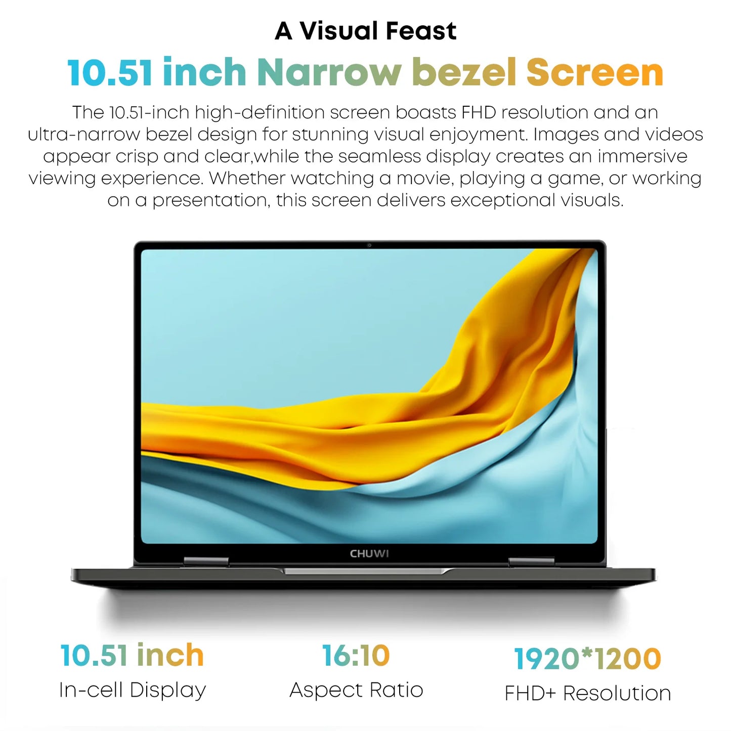 CHUWI MiniBook X 10.51 Inch 2-in-1 Tablet Laptop