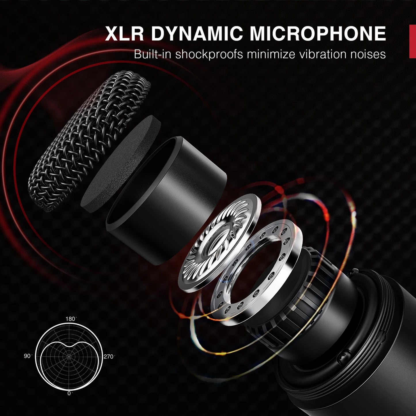 Vocal Podcast Mic with Cardioid Pattern