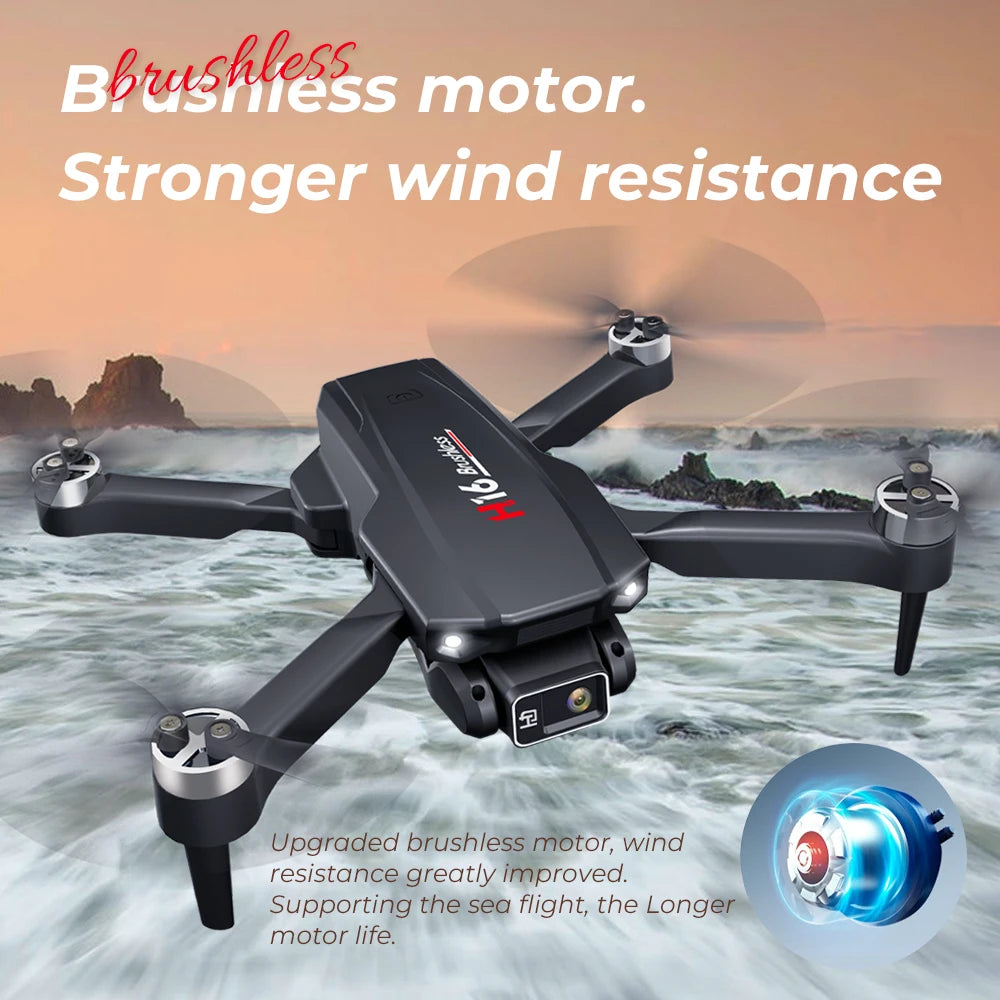 New H16 GPS Professional Dual Camera Dron