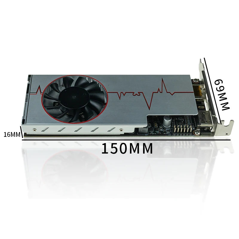 3.0 Full Height Low Profile Gaming Video Graphics Card