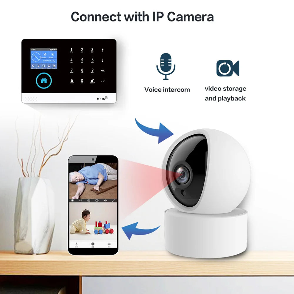 Alarm System Tuya Smart Home Child Safety protection Camera