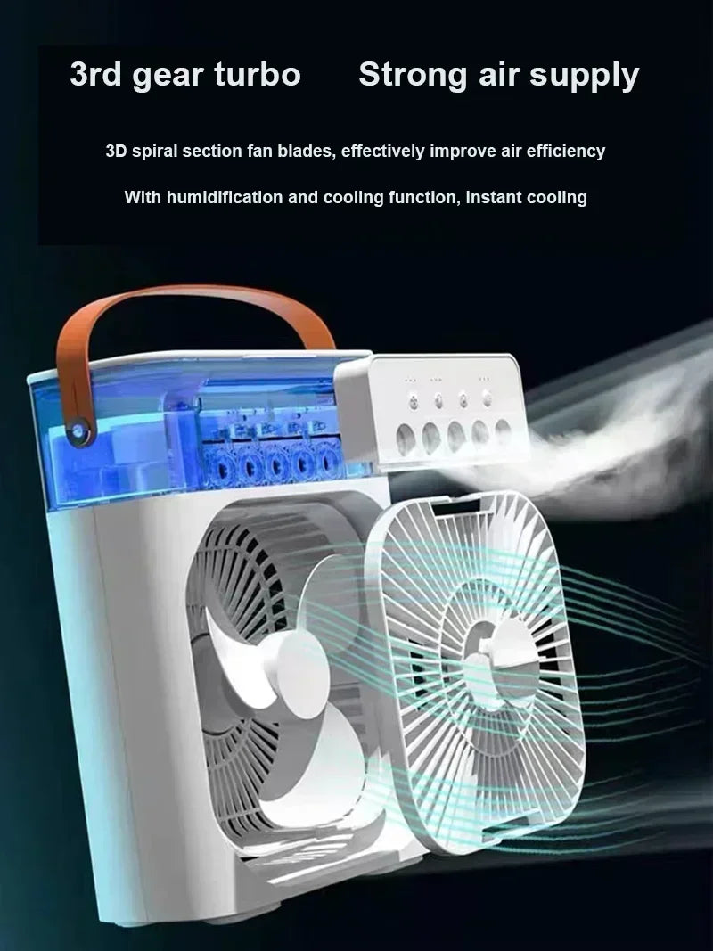 Portable Water Mist Electric Humidifier Fan