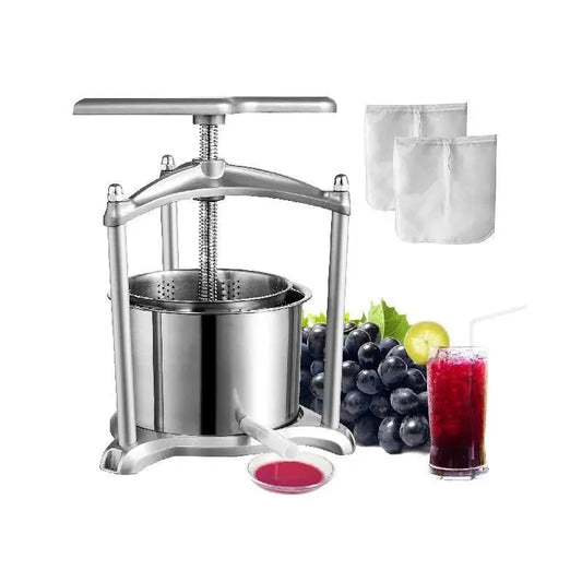 1.6 Gal/6L Manual Fruit Wine Press Maker