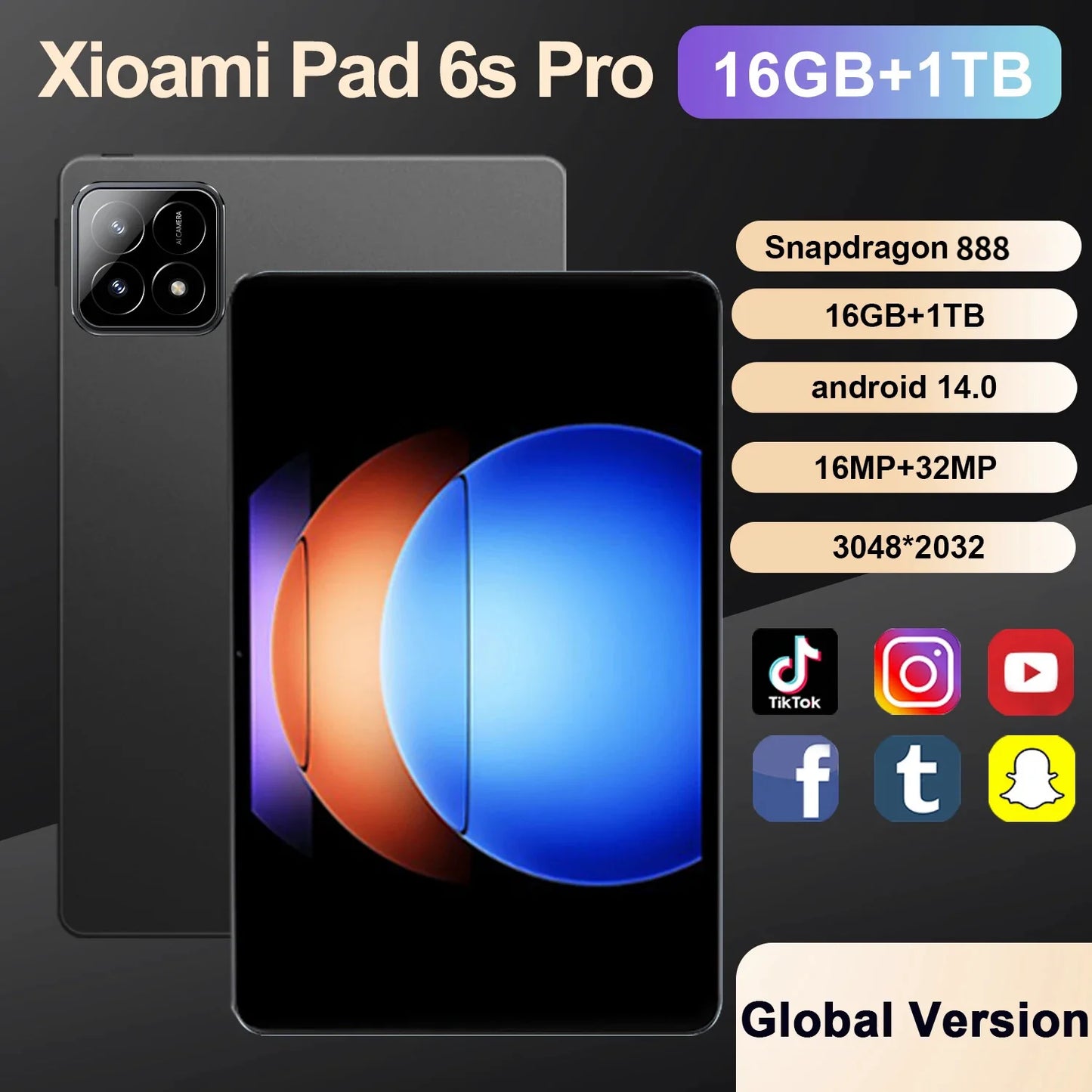 2024 Original Global Version Tablet