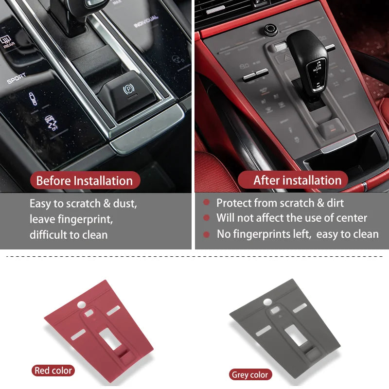 New Silicone Center Console Pad