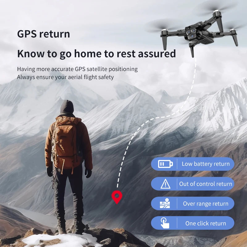 8K 5G Professional HD Aerial Photography Dual-Camera