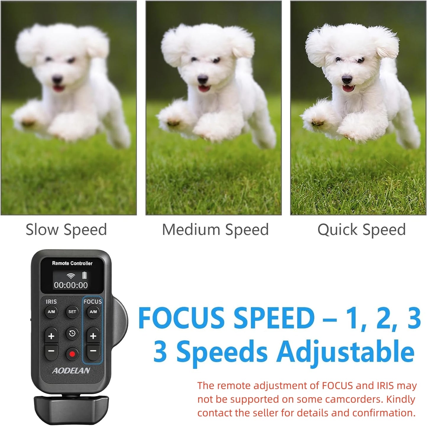 New Wireless Camcorder Remote Control Zoom Controller