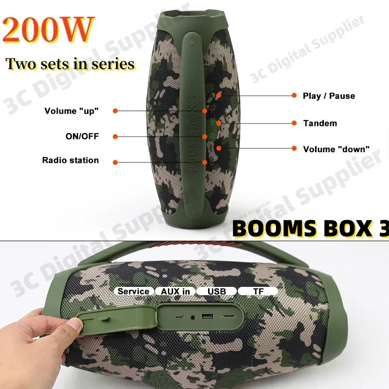 100W High Power Wireless Bluetooth Speaker