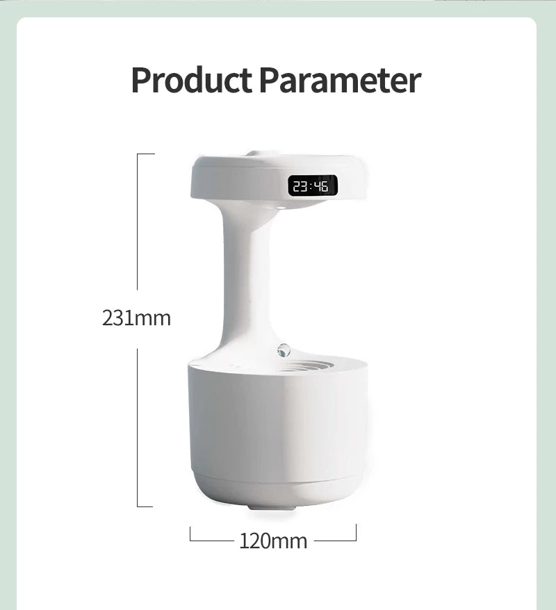 Anti-Gravity Water Drop Humidifier