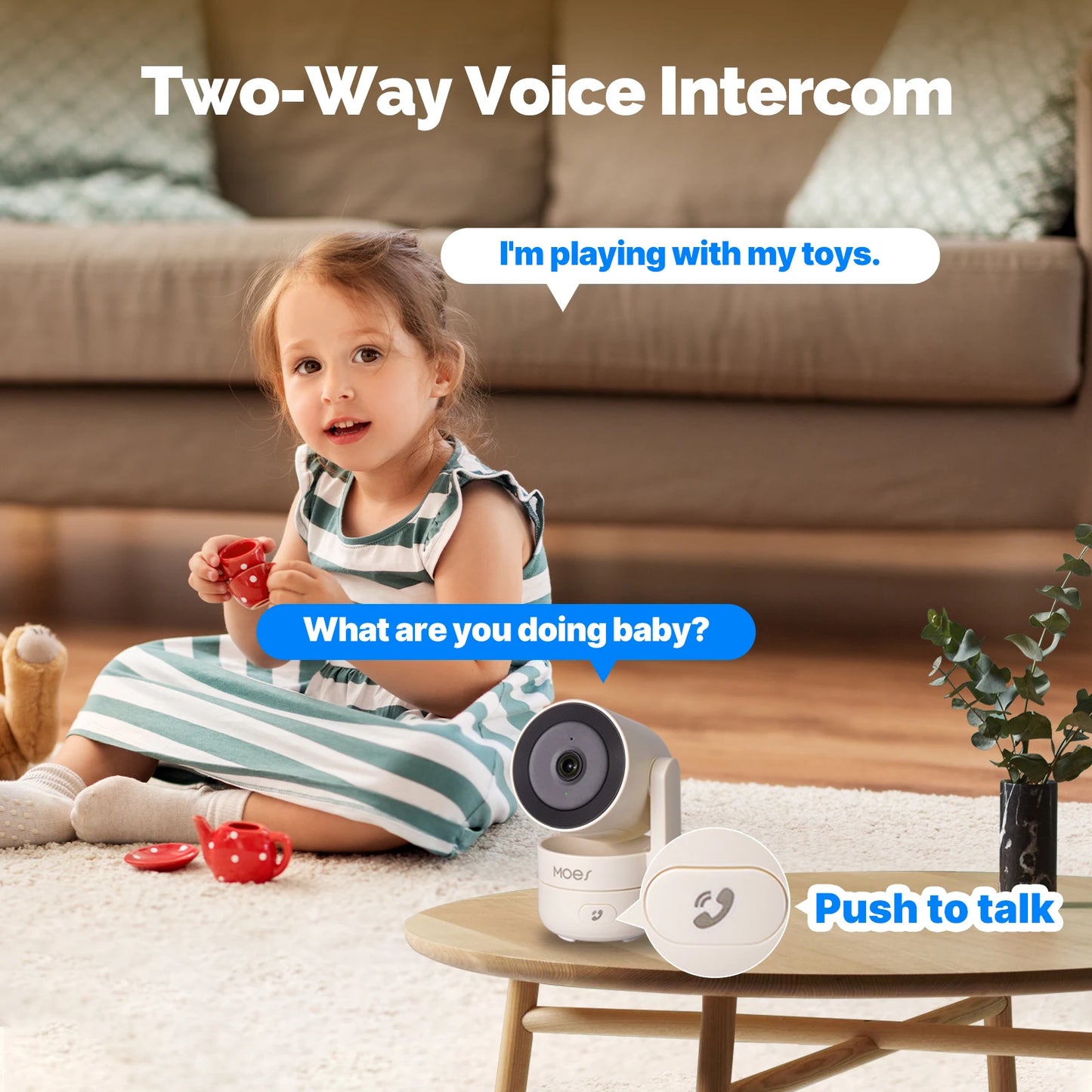 Indoor Pan/Tilt Smart Security Camera