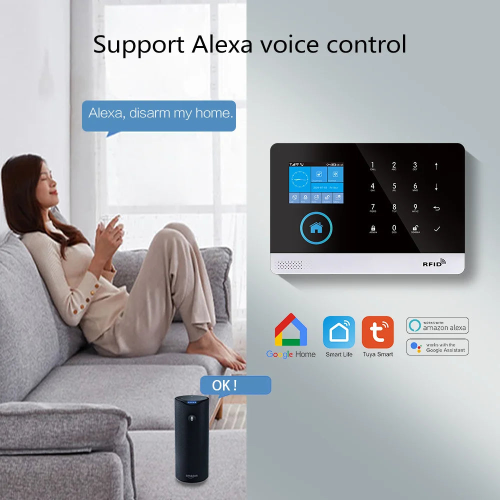 Alarm System Tuya Smart Home Child Safety protection Camera