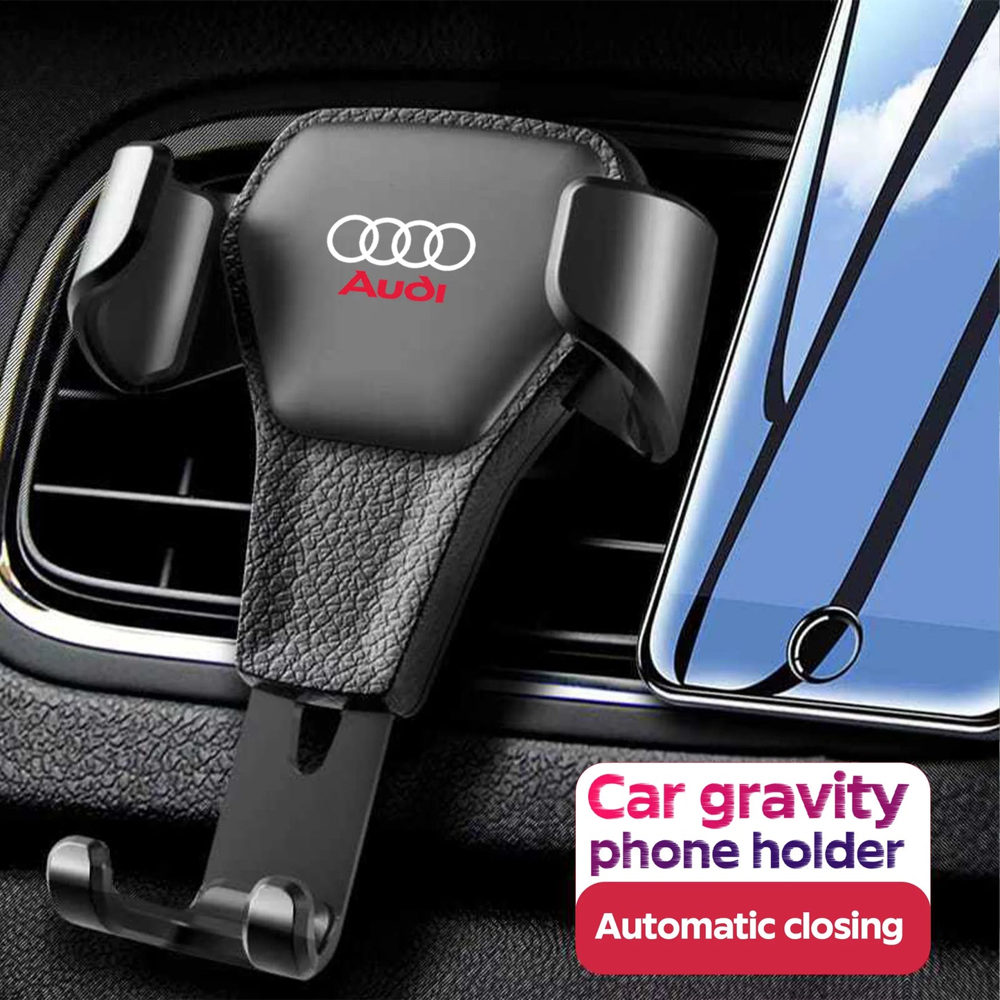 Audi a3 a4 a5 a6 a7 a8 Q3 Q4 Q5 Q6 Q7 b8 b6 c6 Car Phone Holder