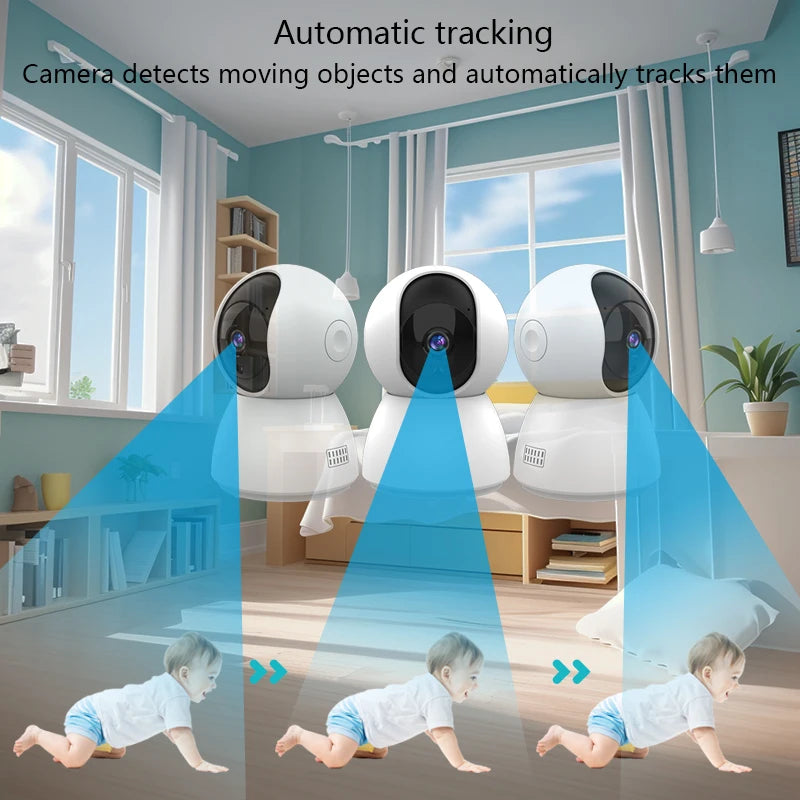 Automatic Tracking Indoor Wireless Security Home CCTV Baby Monitor