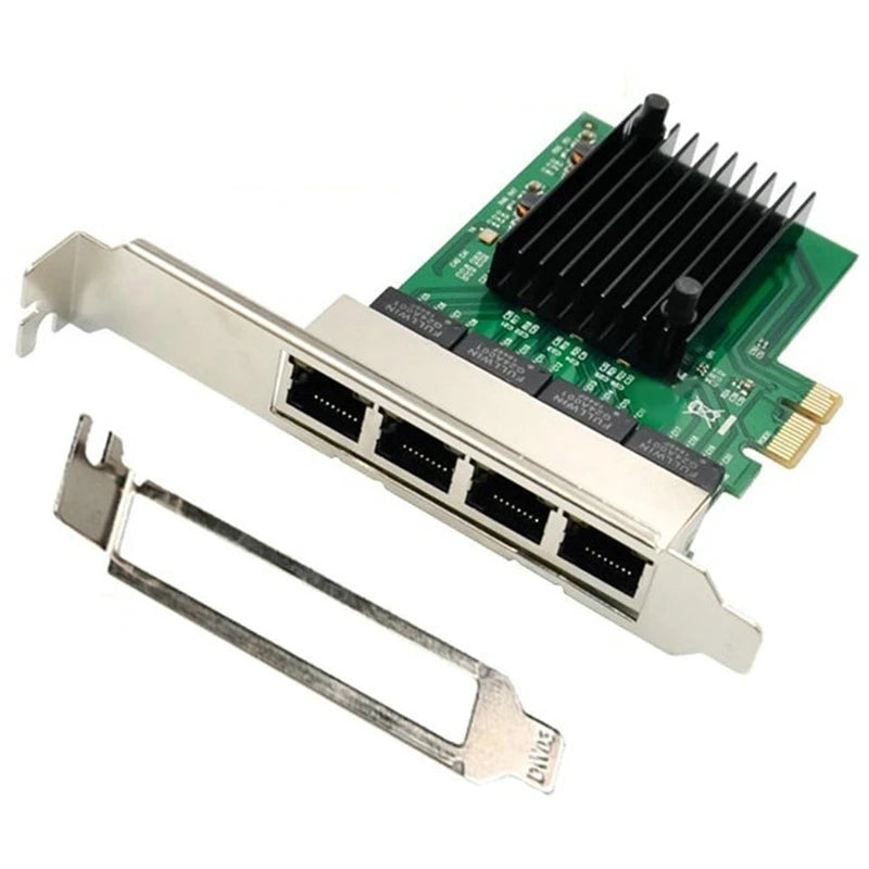 RJ-45 4-Port Ethernet Server Adapter