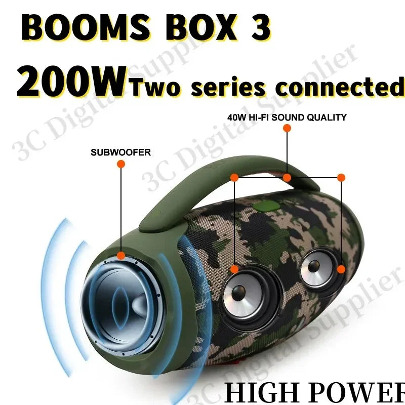 100W High Power Wireless Bluetooth Speaker