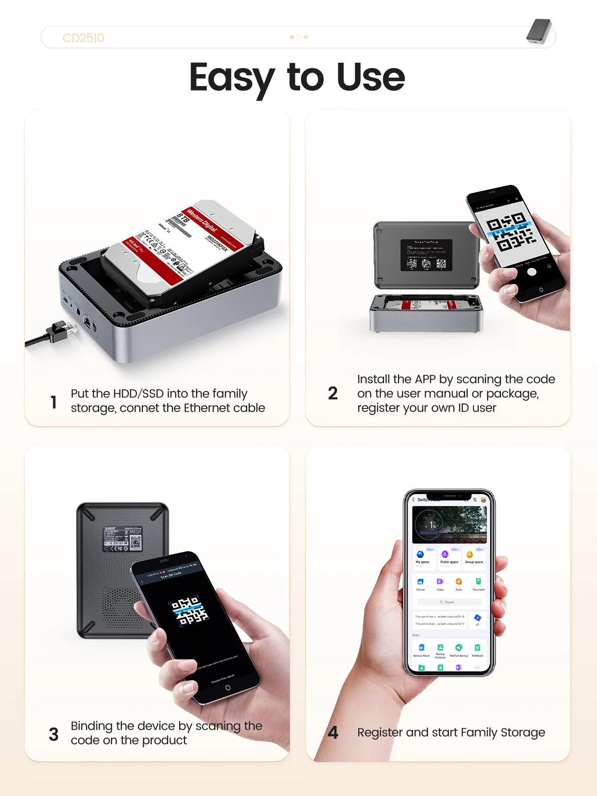 ORICO Network Attached Storage