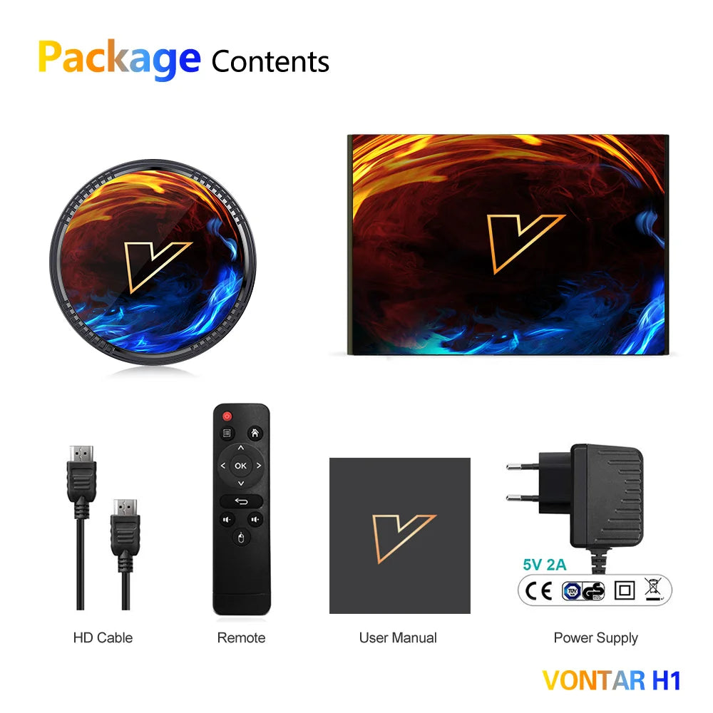 VONTAR H1 Android 12 TV Box