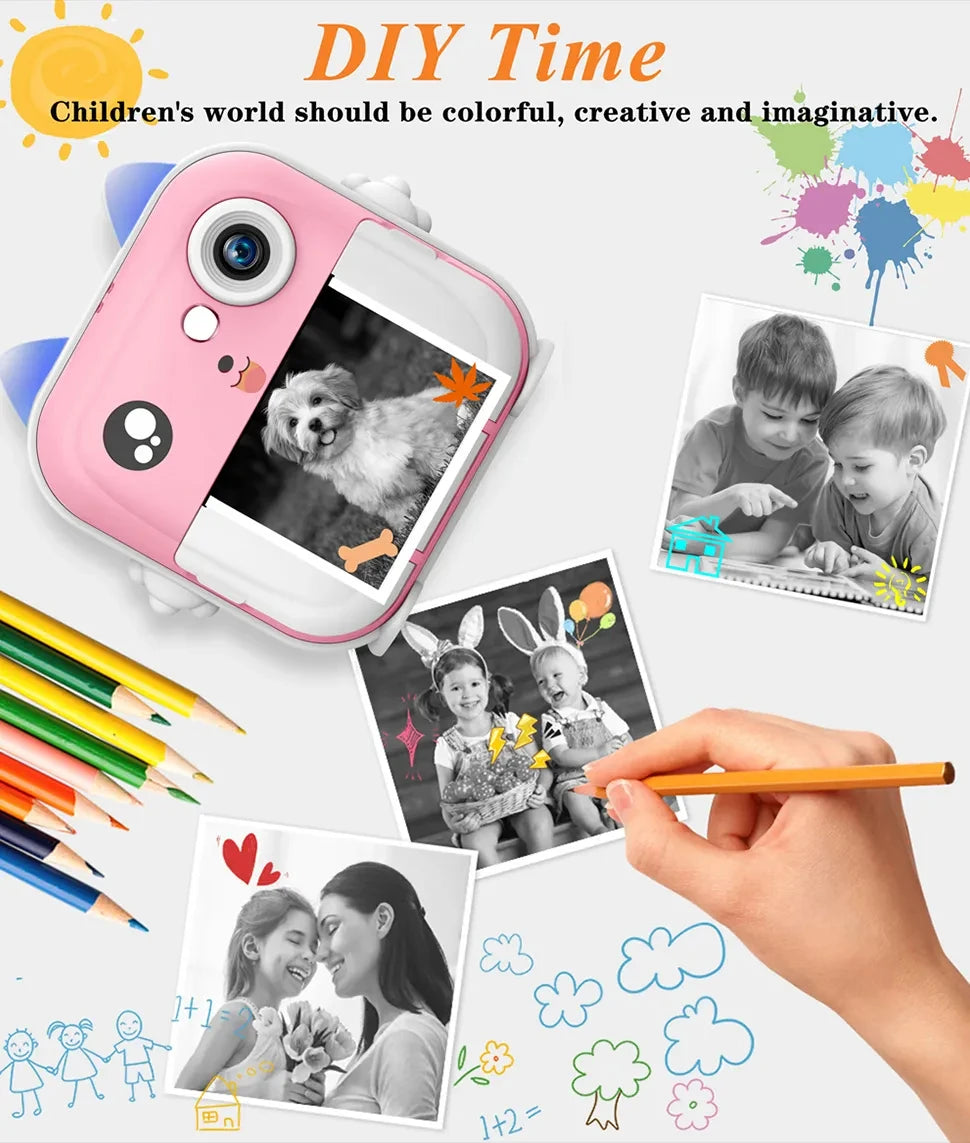 Kids Instant Print Camera