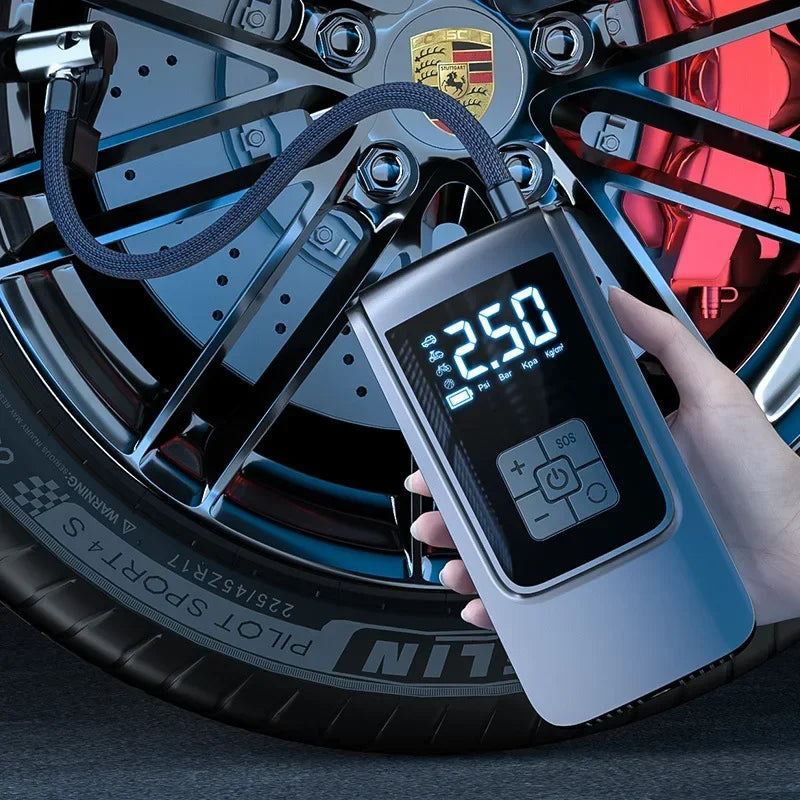 Car Portable Tyre Inflator Electric Motorcycle Pump Air Compressor