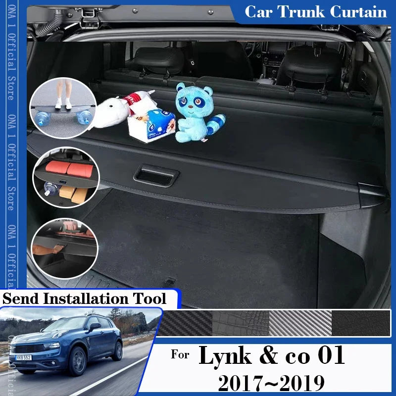 Car Rear Trunk Curtain Covers