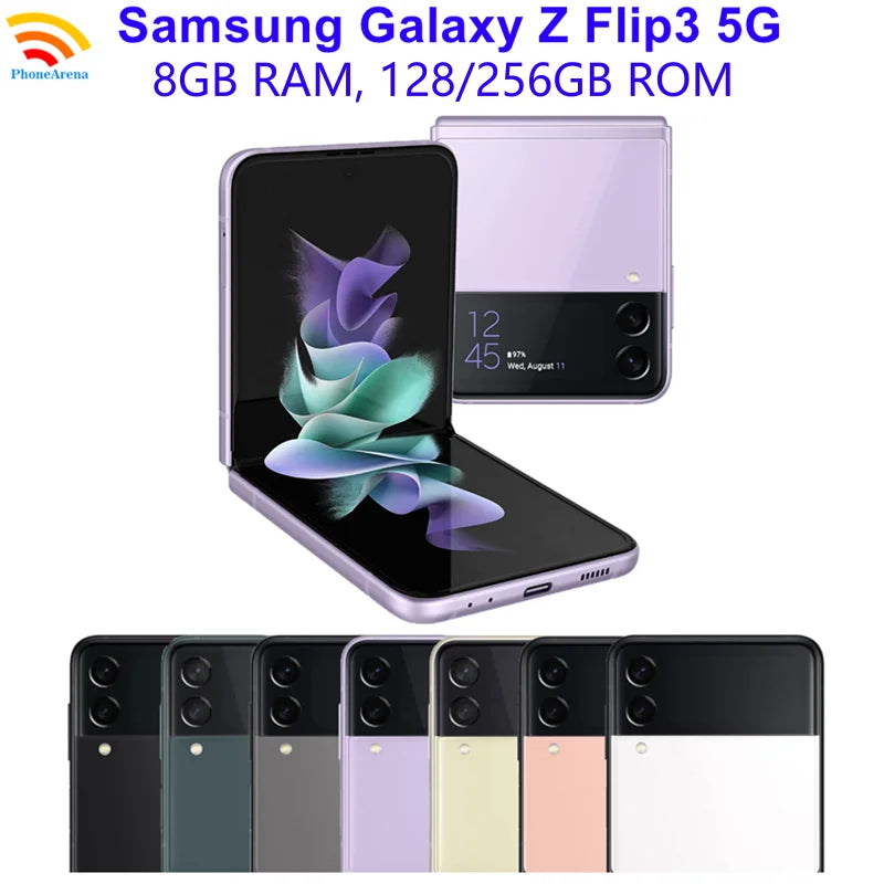 Samsung Galaxy Z Flip 3 Z Flip3 5G F711U1 F711N Original Phone