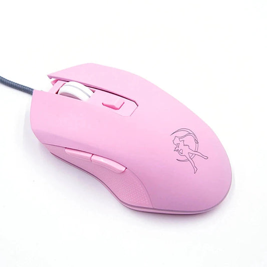 UTHAI DB49 Wired luminous pink mouse