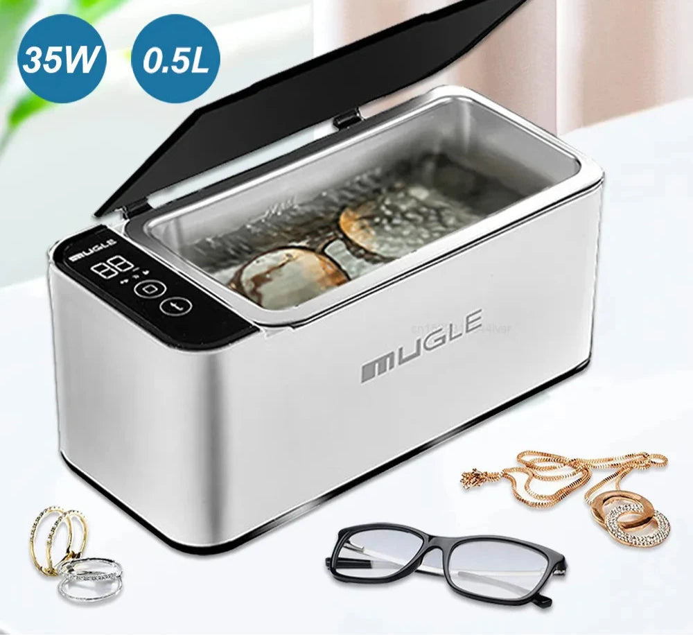 Ultrasonic Cleaner 35W Ultrasonic Glasses Jewelry Cleaner