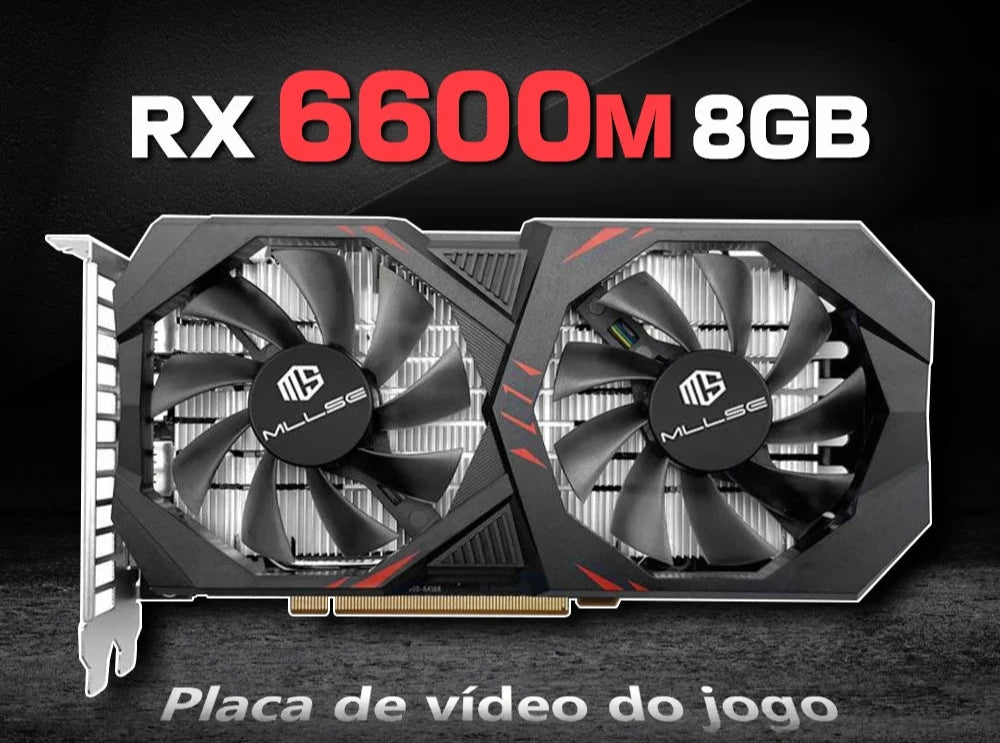 Radeon RX 6600M 8GB Placa De Video Game Graphics Card