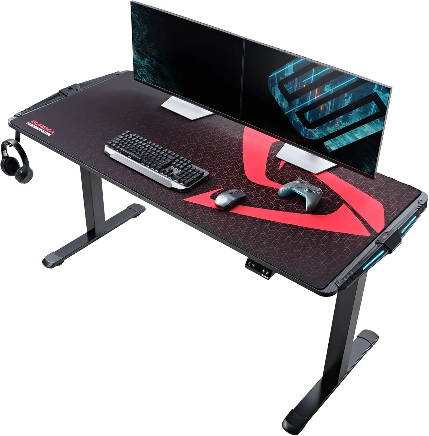 65 inch Electric Height Adjustable Gaming Desk