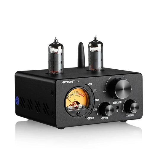 AIYIMA T9 HiFi Bluetooth 5.0 Vacuum Tube Amplifier