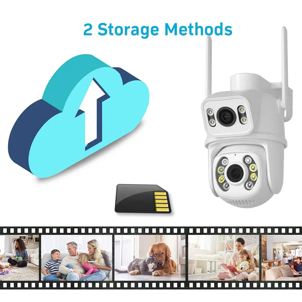 Auto Tracking Wireless Outdoor Surveillance Camera